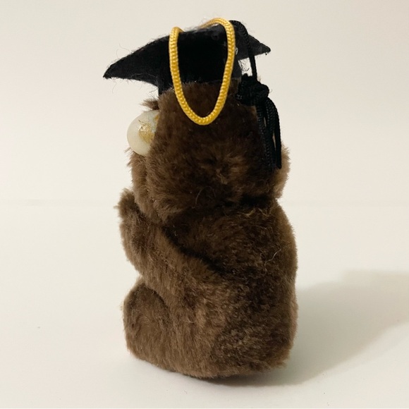Vintage Graduation Teddy Bear Hugger Doll Figure - Picture 9 of 16